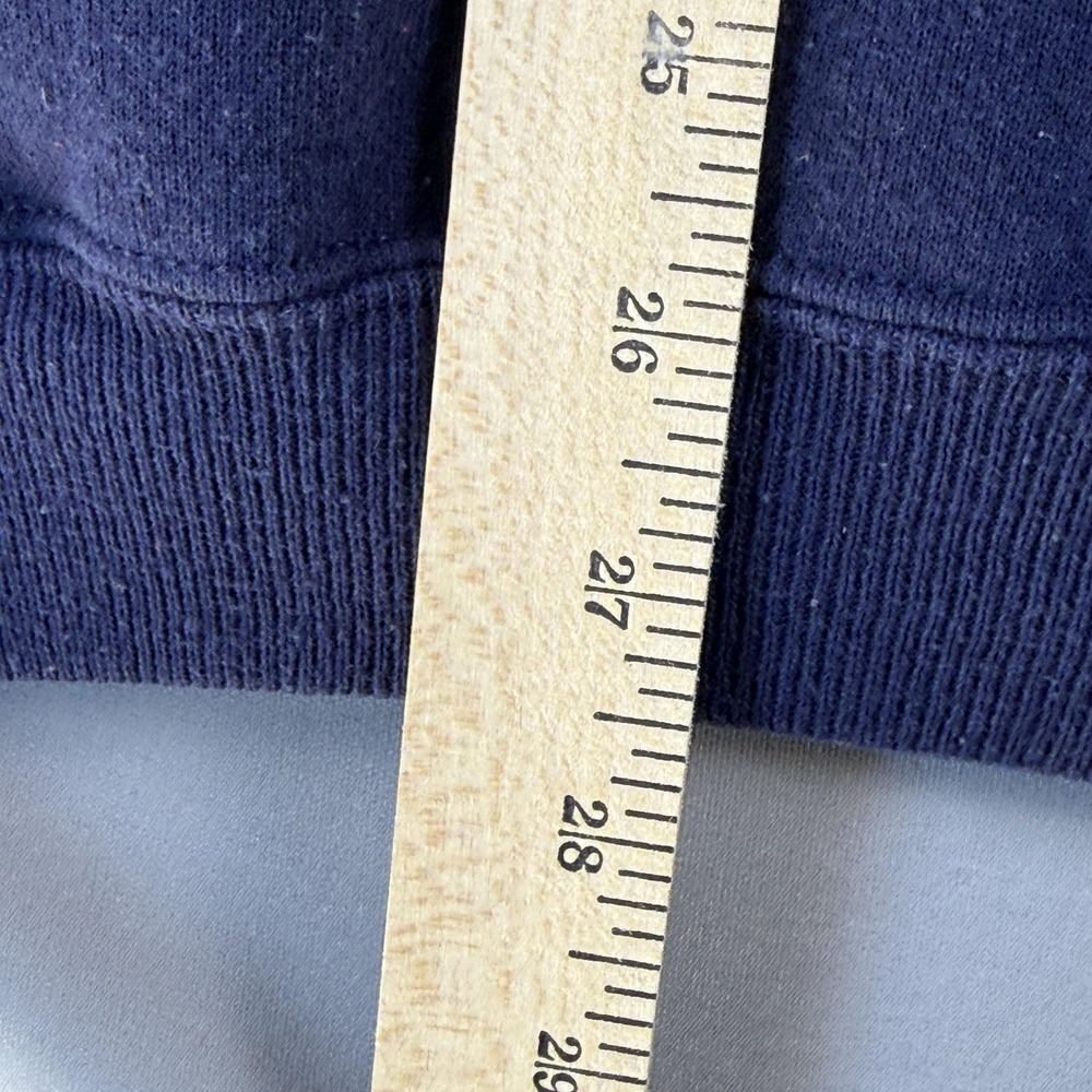 Vintage Hanes Sweatshirt Mens XL Blue Heavyweight Crewneck Blank Made USA 90s - Picture 13 of 14
